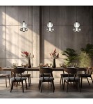 Designer pendant lamps - Milagro DAPHNE SMOKED 12W pendant lamp ML0344 - product 4