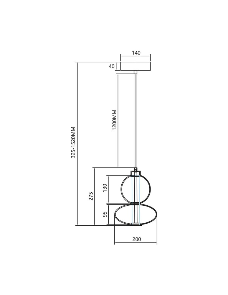Designer pendant lamps - Milagro DAPHNE SMOKED 12W pendant lamp ML0344 - product kolory-swiatla.pl 5