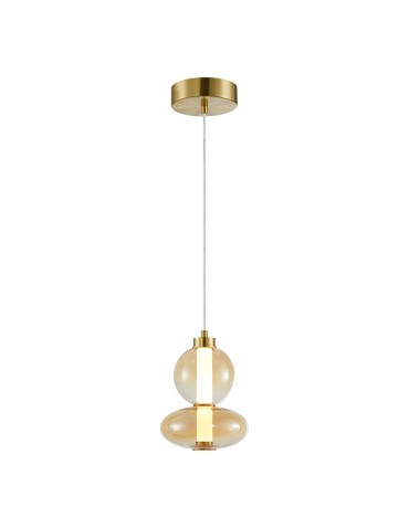 Milagro DAPHNE AMBER 12W pendant lamp ML0345
