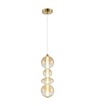 Designer pendant lamps - Milagro DAPHNE AMBER 36W pendant lamp ML0346 - product 1