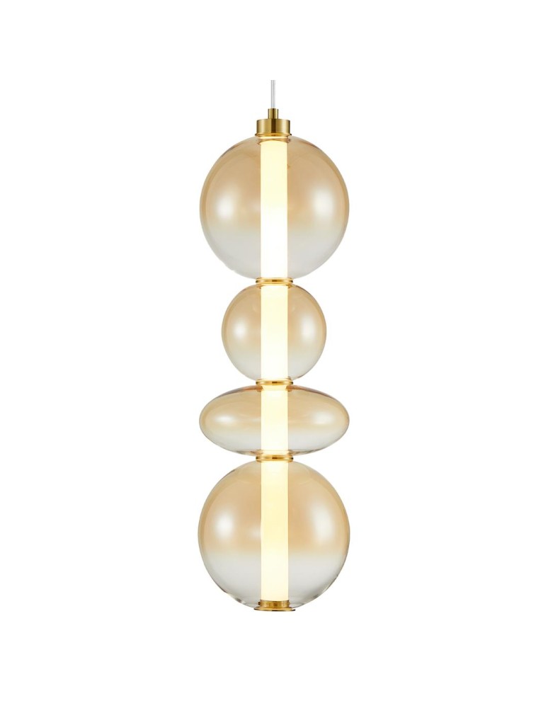 Designer pendant lamps - Milagro DAPHNE AMBER 36W pendant lamp ML0346 - product kolory-swiatla.pl 2