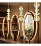 Designer pendant lamps - Milagro DAPHNE AMBER 36W pendant lamp ML0346 - product 4