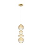Designer pendant lamps - Milagro DAPHNE AMBER 36W pendant lamp ML0346 - product 6