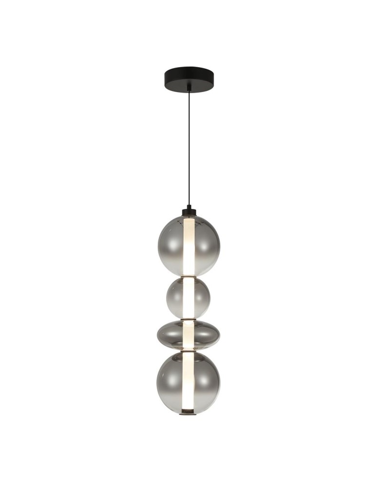 Designer pendant lamps - Milagro DAPHNE SMOKED 36W pendant lamp ML0347 - product kolory-swiatla.pl 1