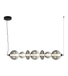 Pendant lamps over the island - Milagro DAPHNE SMOKED 40W pendant lamp ML0348 - product 6