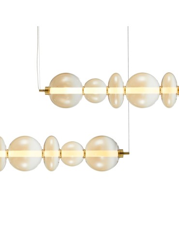 Milagro Lampa wisząca DAPHNE AMBER 40W ML0349 - produkt 2