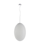 Single pendant lamps - Milagro BRAGA WHITE 1xE27 pendant lamp ML0350 - product 1