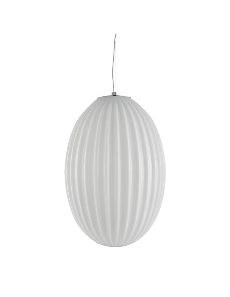 Single pendant lamps - Milagro BRAGA WHITE 1xE27 pendant lamp ML0350 - product kolory-swiatla.pl 2