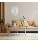 Single pendant lamps - Milagro BRAGA WHITE 1xE27 pendant lamp ML0350 - product 4