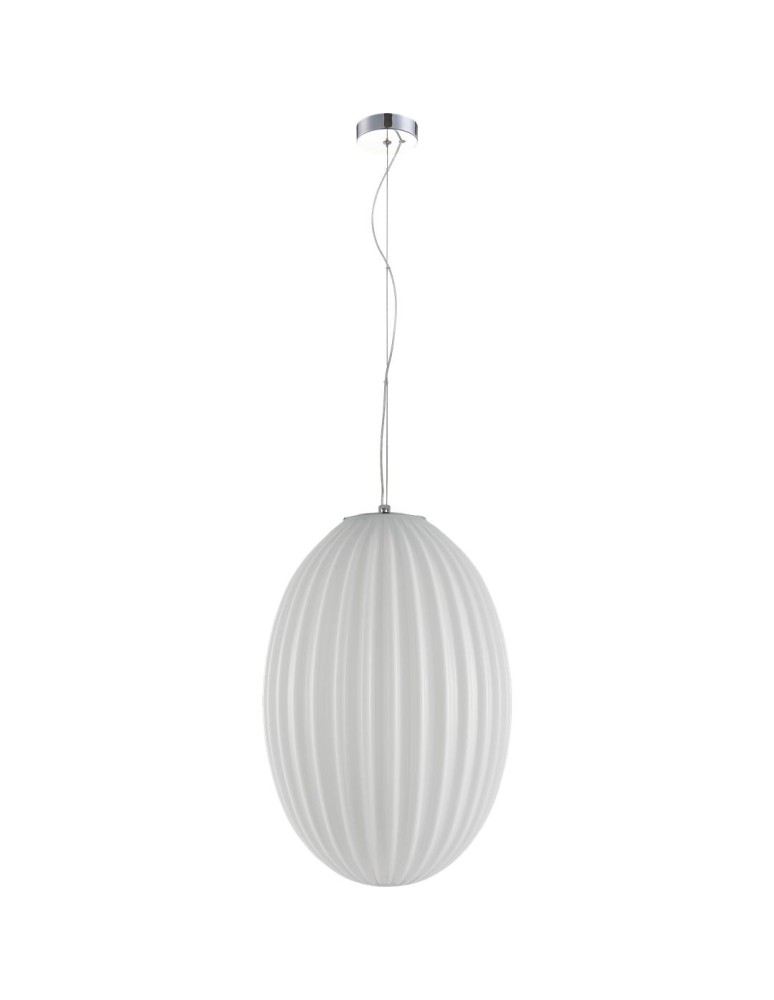Single pendant lamps - Milagro BRAGA WHITE 1xE27 pendant lamp ML0350 - product kolory-swiatla.pl 6
