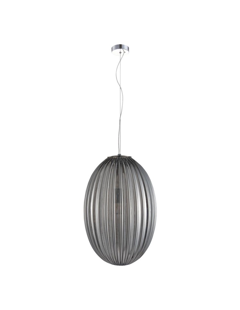 Single pendant lamps - Milagro BRAGA SMOKED 1xE27 pendant lamp ML0351 - product kolory-swiatla.pl 1