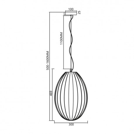 Milagro Lampa wisząca BRAGA SMOKED 1xE27 ML0351