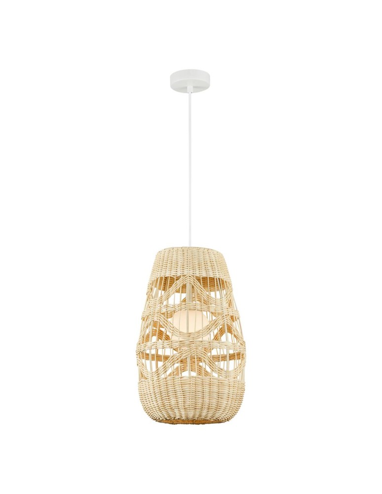 Boho pendant lamps - Milagro Pendant lamp ARONA NATURAL 1xG9 fi 250 ML0352 - product kolory-swiatla.pl 1