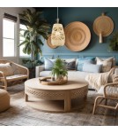 Boho pendant lamps - Milagro Pendant lamp ARONA NATURAL 1xG9 fi 250 ML0352 - product 3