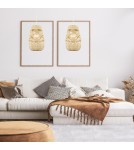 Boho pendant lamps - Milagro Pendant lamp ARONA NATURAL 1xG9 fi 250 ML0352 - product 4