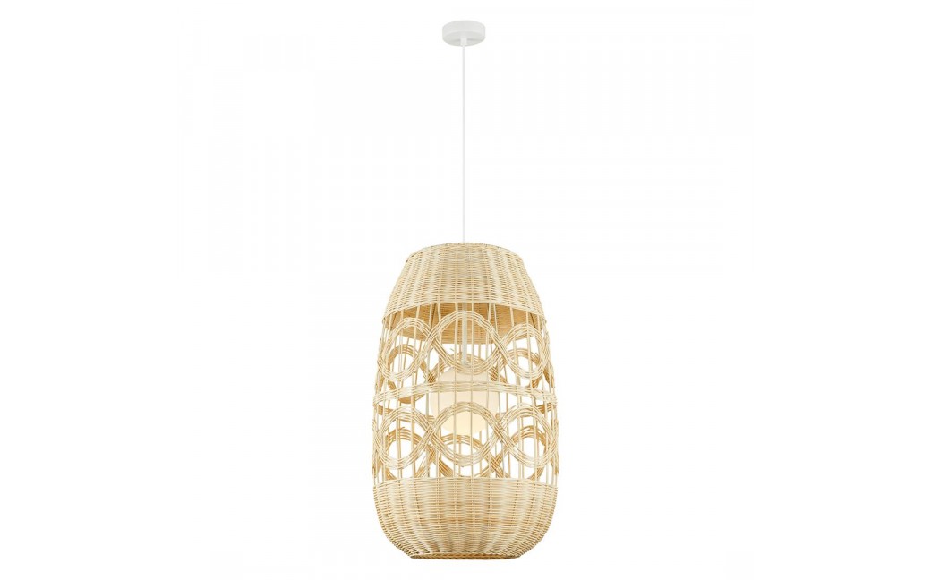 Milagro Lampa wisząca ARONA NATURAL 1xE14 fi 400 ML0353