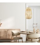 Boho pendant lamps - Milagro Pendant lamp ARONA NATURAL 1xE14 fi 400 ML0353 - product 4