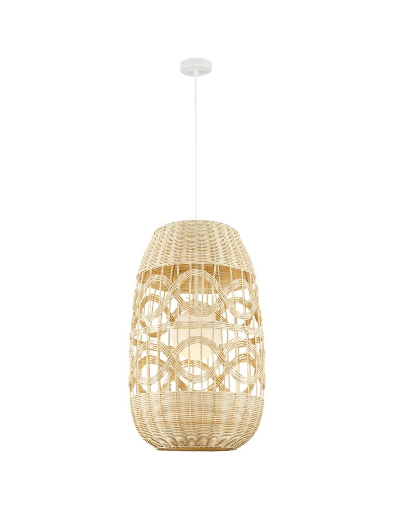 Boho pendant lamps - Milagro Pendant lamp ARONA NATURAL 1xE14 fi 400 ML0353 - product kolory-swiatla.pl 6