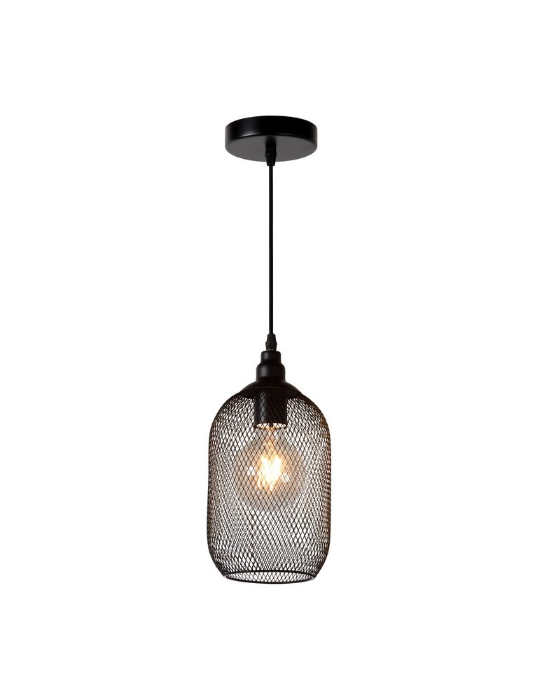 Pendant lamps - Lucide MESH Pendant E27 15cm H 29cm 43404/15/30 - product kolory-swiatla.pl 1