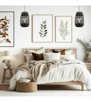 Boho pendant lamps - Milagro ARONA BLACK pendant lamp 1xG9 fi 250 ML0354 - product 4