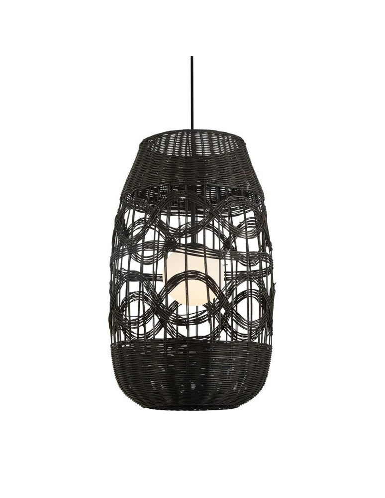 Boho pendant lamps - Milagro ARONA BLACK pendant lamp 1xG9 fi 400 ML0355 - product kolory-swiatla.pl 2