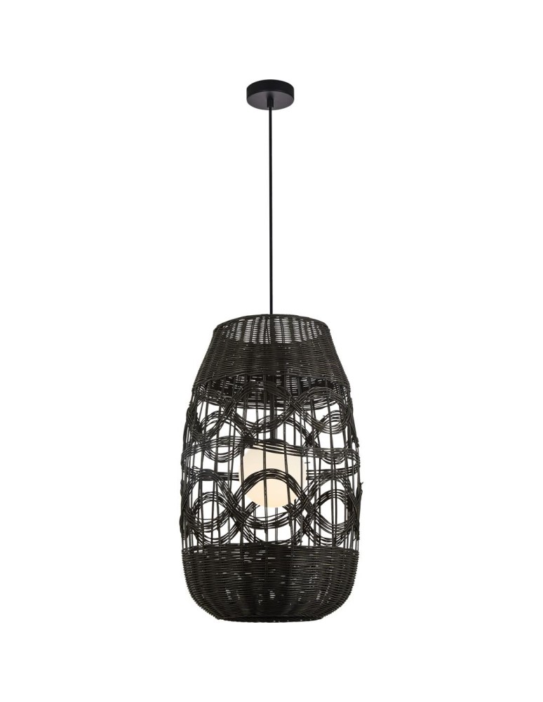 Boho pendant lamps - Milagro ARONA BLACK pendant lamp 1xG9 fi 400 ML0355 - product kolory-swiatla.pl 6