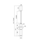 Designer pendant lamps - Milagro CAMPO 19W LED pendant lamp ML0356 - product 5