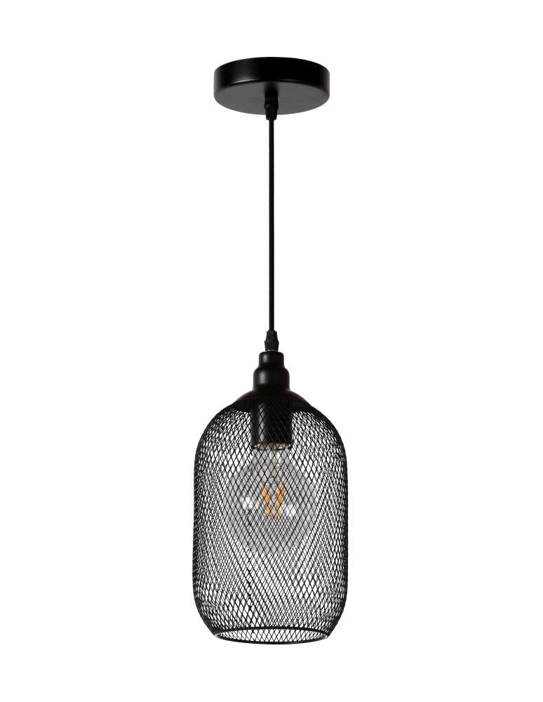 Pendant lamps - Lucide MESH Pendant E27 15cm H 29cm 43404/15/30 - product kolory-swiatla.pl 3