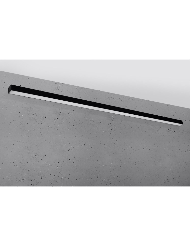 LED wall lamps - Thoro Wall lamp PINNE 200 black 3000K TH.235 - product kolory-swiatla.pl 1