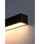 LED wall lamps - Thoro Wall lamp PINNE 200 black 3000K TH.235 - product 5