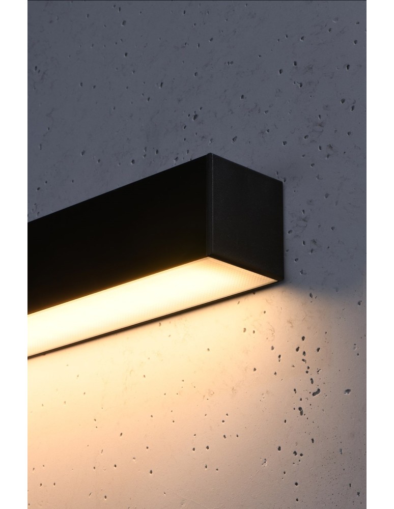 LED wall lamps - Thoro Wall lamp PINNE 200 black 3000K TH.235 - product kolory-swiatla.pl 5