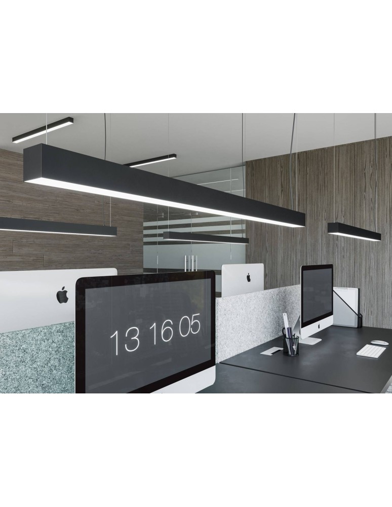 LED wall lamps - Thoro Wall lamp PINNE 200 black 3000K TH.235 - product kolory-swiatla.pl 14
