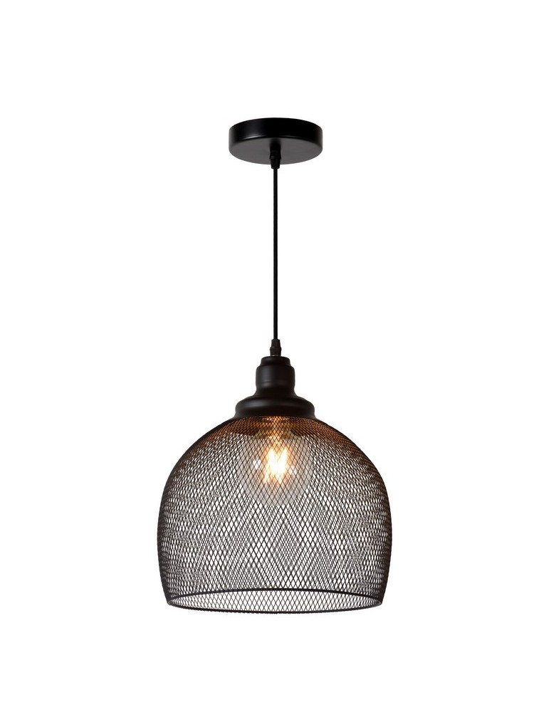 Pendant lamps - Lucide MESH Pendant E27 28cm H 32cm 43404/28/30 - product kolory-swiatla.pl 1