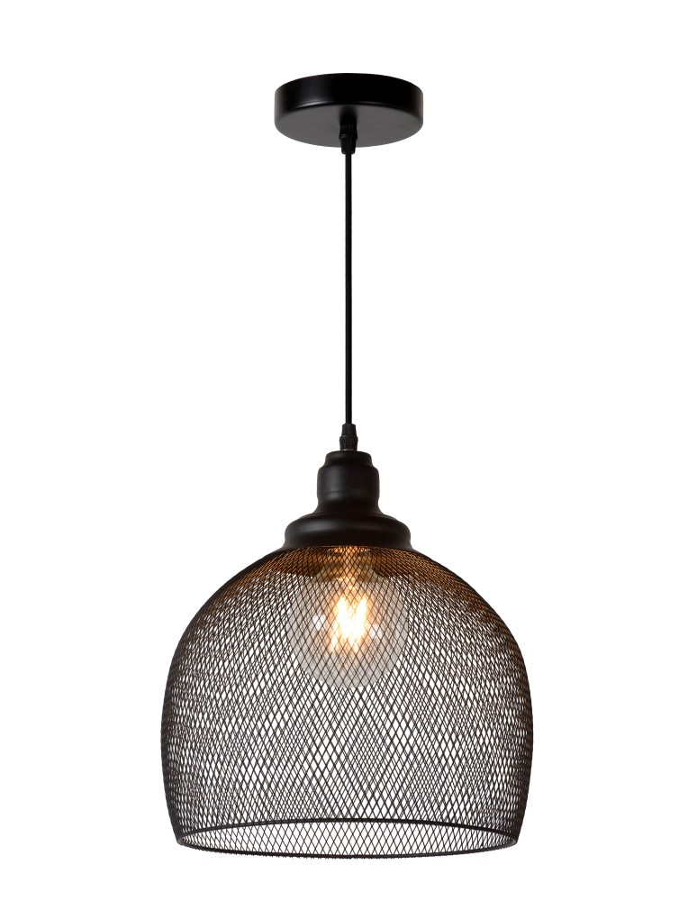Pendant lamps - Lucide MESH Pendant E27 28cm H 32cm 43404/28/30 - product kolory-swiatla.pl 2