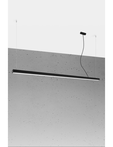 Thoro Pendant lamp PINNE 200 black 3000K TH.229