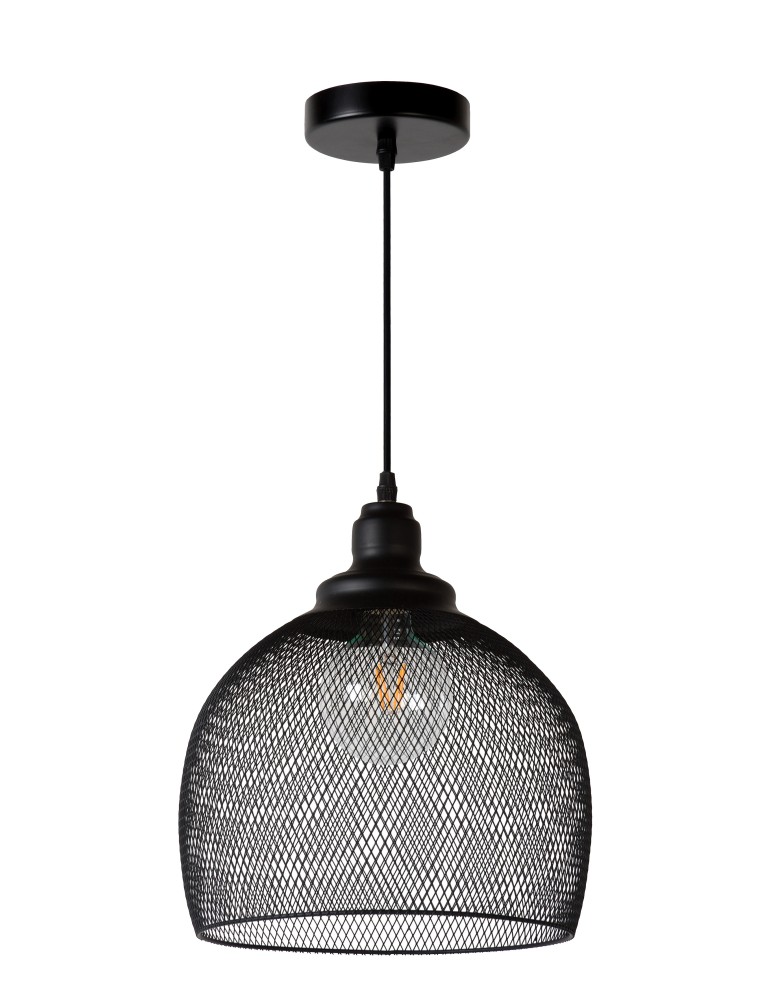 Pendant lamps - Lucide MESH Pendant E27 28cm H 32cm 43404/28/30 - product kolory-swiatla.pl 3