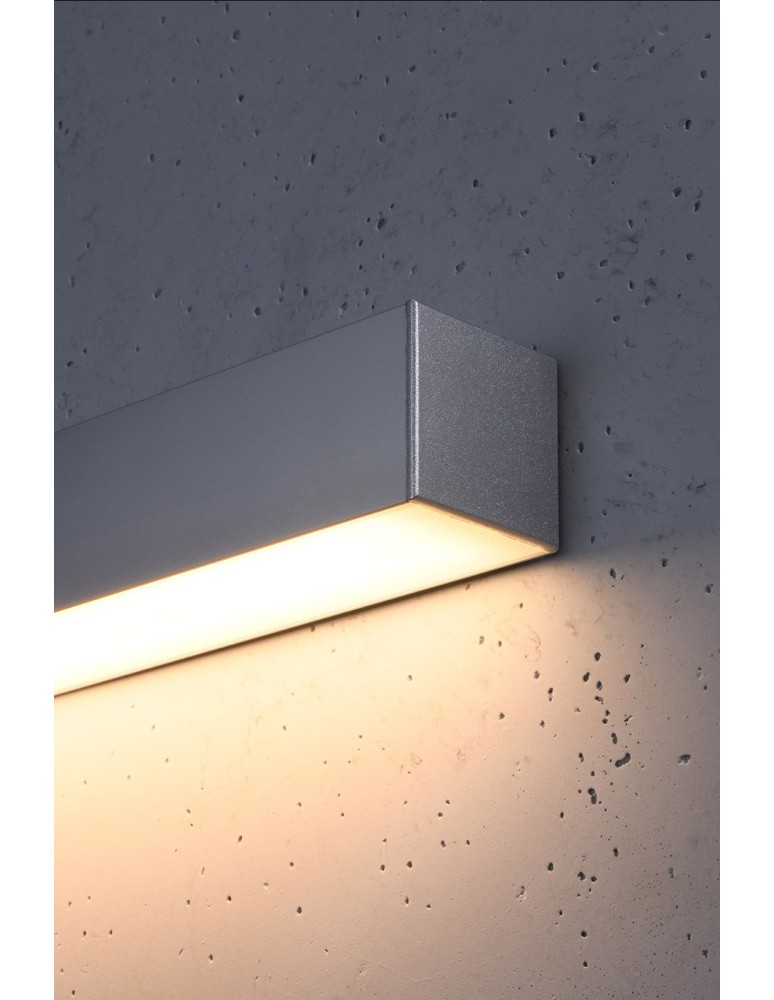 LED wall lamps - Thoro Wall lamp PINNE 200 grey 3000K TH.236 - product kolory-swiatla.pl 5