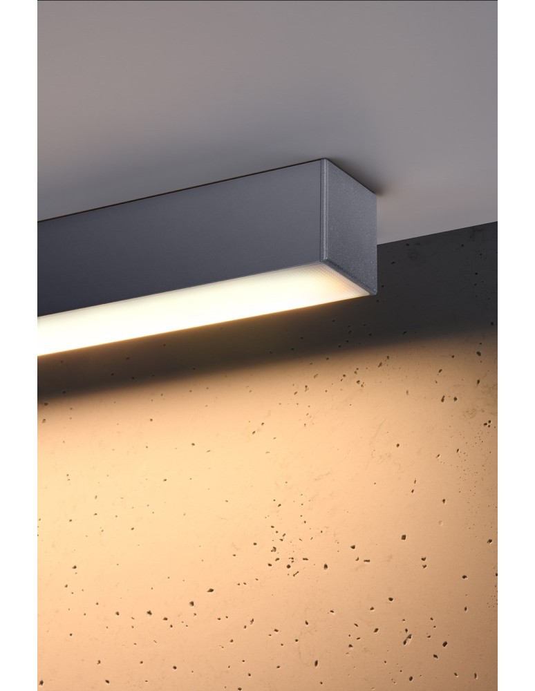 Surface-mounted beam lamps - Thoro Plafond PINNE 200 grey 3000K TH.242 - product kolory-swiatla.pl 5