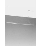 Pendant lamps over desk - Thoro Pendant lamp PINNE 200 grey 3000K TH.230 - product 1