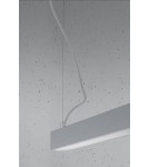 Pendant lamps over desk - Thoro Pendant lamp PINNE 200 grey 3000K TH.230 - product 7