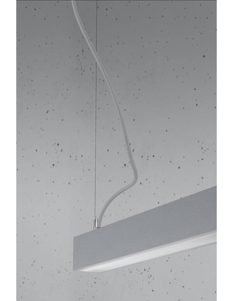 Pendant lamps over desk - Thoro Pendant lamp PINNE 200 grey 3000K TH.230 - product kolory-swiatla.pl 7