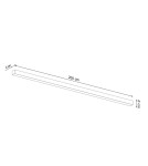 LED wall lamps - Thoro Wall lamp PINNE 200 white 4000K TH.237 - product 6