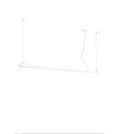 Pendant lamps over desk - Thoro Pendant lamp PINNE 200 white 4000K TH.231 - product 3