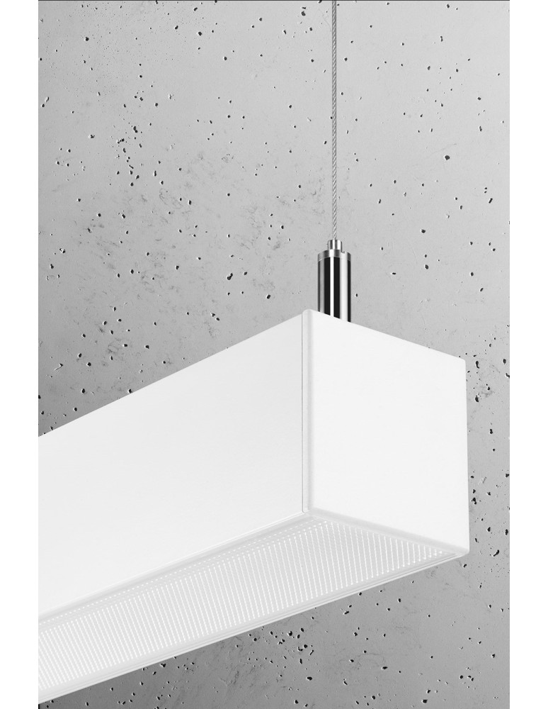 Pendant lamps over desk - Thoro Pendant lamp PINNE 200 white 4000K TH.231 - product kolory-swiatla.pl 4