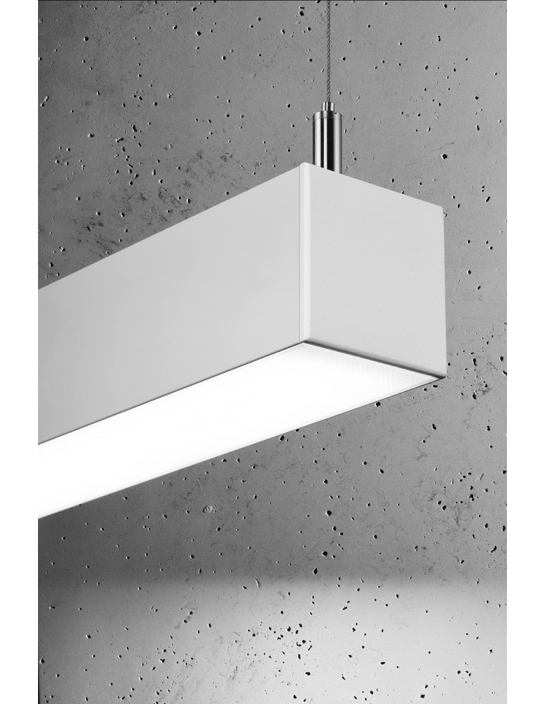 Pendant lamps over desk - Thoro Pendant lamp PINNE 200 white 4000K TH.231 - product kolory-swiatla.pl 5