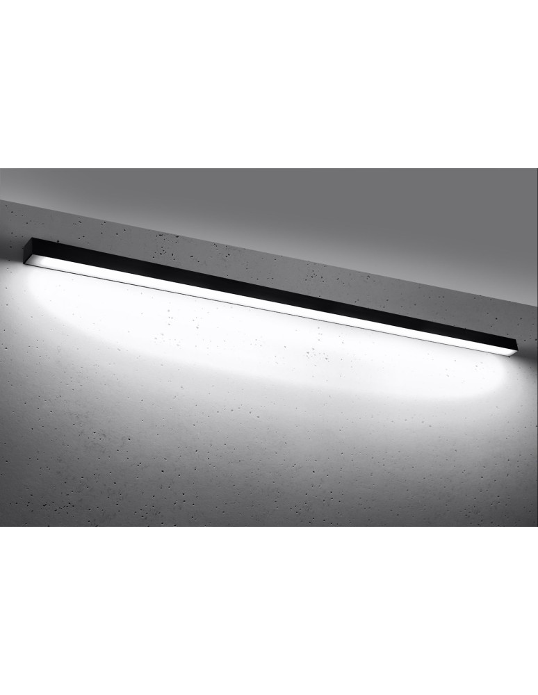 LED wall lamps - Thoro Wall lamp PINNE 200 black 4000K TH.238 - product kolory-swiatla.pl 2