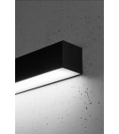 LED wall lamps - Thoro Wall lamp PINNE 200 black 4000K TH.238 - product 5