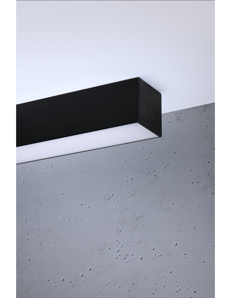 Surface-mounted beam lamps - Thoro Plafond PINNE 200 black 4000K TH.244 - product kolory-swiatla.pl 4