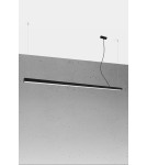 Pendant lamps over desk - Thoro Pendant lamp PINNE 200 black 4000K TH.232 - product 1