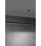 Pendant lamps over desk - Thoro Pendant lamp PINNE 200 black 4000K TH.232 - product 2